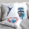 Taiwan Blue Magpie art Pillow cover