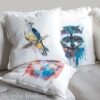 Pacific baza art Pillow cover