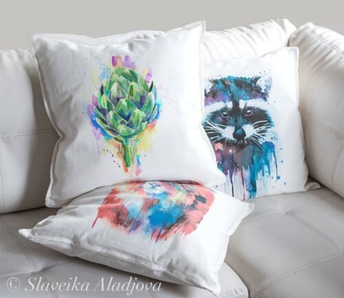 ARTICHOKE art pillow cover