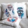 Philippine Eagle art Pillow cover