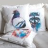 Pigeon art Pillow cover