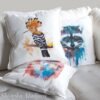 Hoopoe art Pillow cover