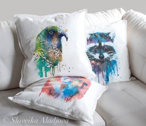 Kea art Pillow cover