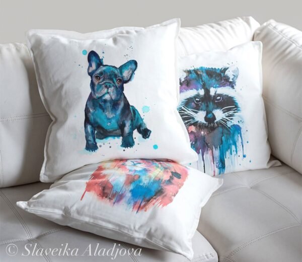 French Bulldog pillow cover