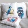 Blue Jay art Pillow cover