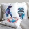 Adelie penguin art Pillow cover Adelie penguin art Pillow cover
