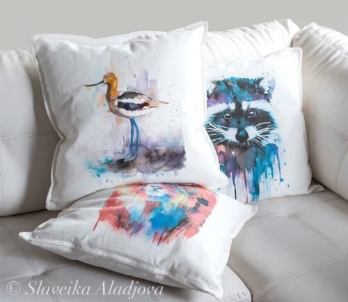 American Avocet art Pillow cover