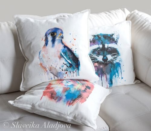 American Kestrel art Pillow cover