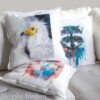 Egyptian Vulture art Pillow cover