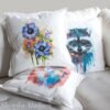 Anemone Flower art pillow cover