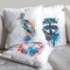Shoebill art Pillow cover