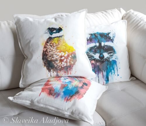 Reeves's Pheasant art Pillow cover