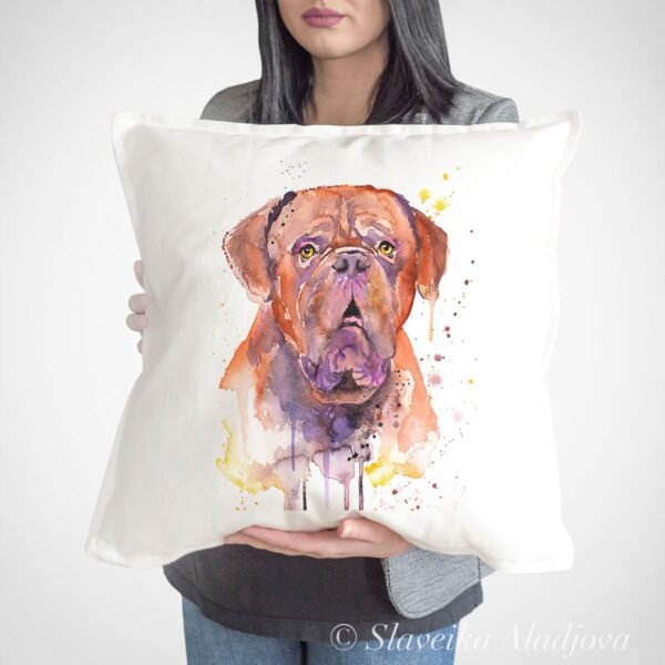 French Mastiff art pillow cover French Mastiff art pillow cover