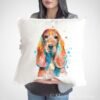 English Cocker Spaniel art pillow cover