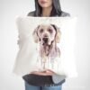 Weimaraner art pillow cover Weimaraner art pillow cover