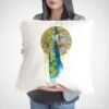 Peacock art pillow cover Peacock art pillow cover