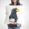 Steller's sea eagle art Pillow cover