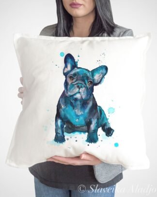 French Bulldog pillow cover