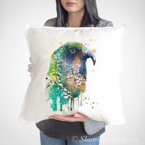 Kea art Pillow cover