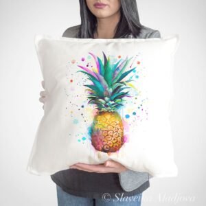 Pineapple art pillow cover