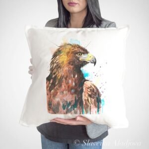 Golden Eagle art Pillow cover Golden Eagle art Pillow cover