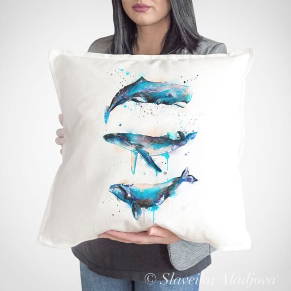 whales pillow case whales pillow case