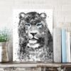 Black and white Panther Leopard Jaguar 4 Black and white Panther Leopard Jaguar
