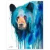 Blue American black bear watercolor 7 Blue American black bear