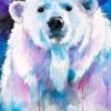 Blue Polar bear