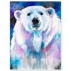 Blue Polar bear