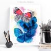 Blue and Red Butterfly