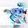 Blue Sea turtle