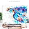 Blue Sea turtle