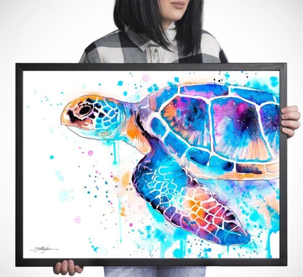 Blue Sea turtle