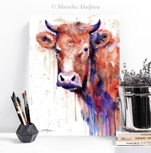 Brown cow