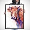 Brown cow