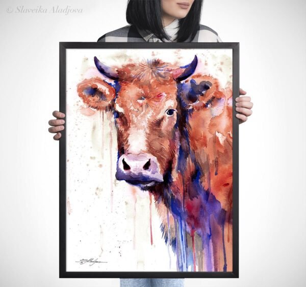 Brown cow