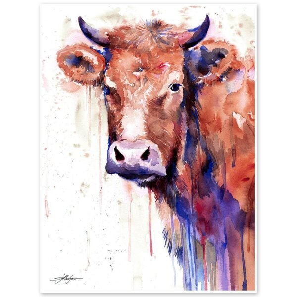 Brown cow