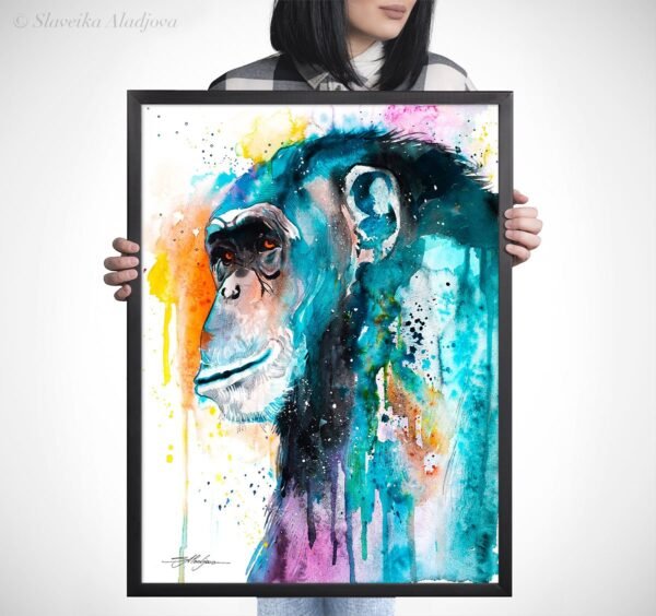 Colorful Chimp Chimpanzee