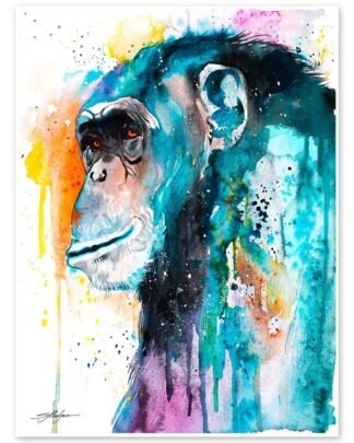 Colorful Chimp Chimpanzee