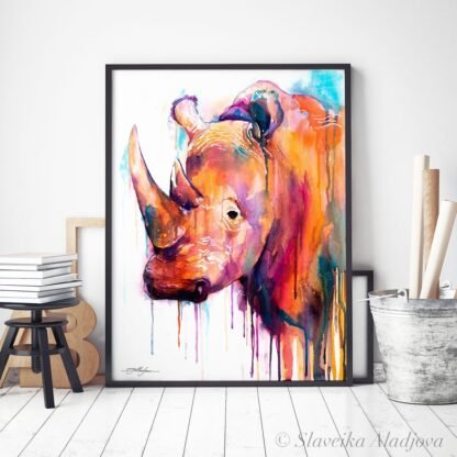 Colorful Rhino