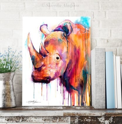 Colorful Rhino