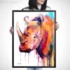 Colorful Rhino