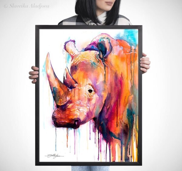 Colorful Rhino