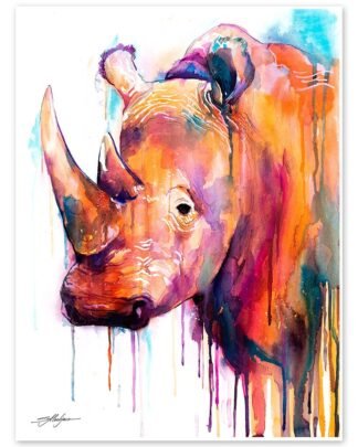 Colorful Rhino