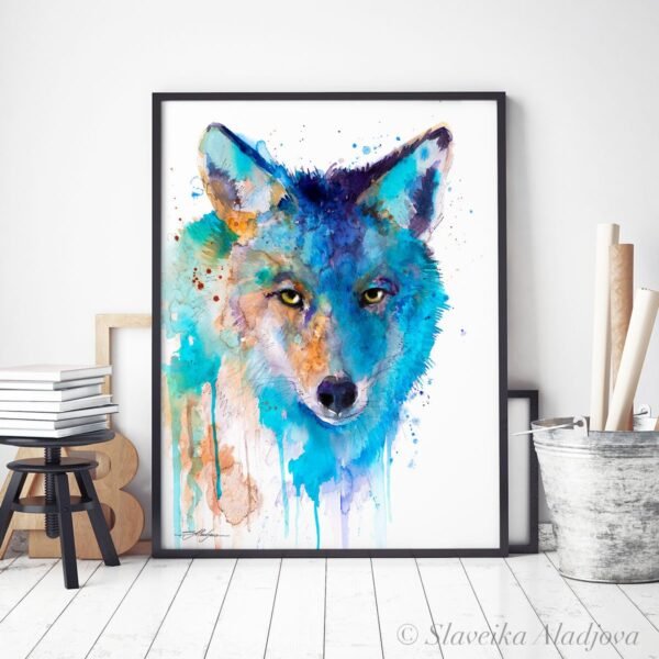 Coyote watercolor 3 Coyote