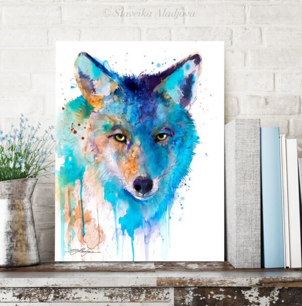 Coyote watercolor 4 Coyote