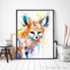 Fennec Fox watercolor 3 Fennec fox