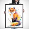 Fox watercolor 5 Fox