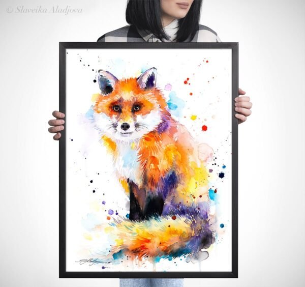 Fox watercolor 5 Fox